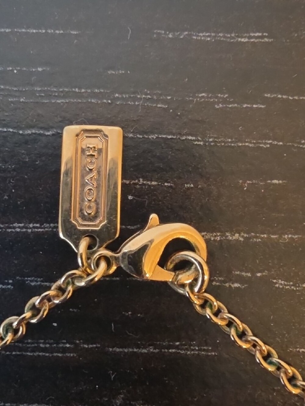 Coach Gold Star Pendant Necklace with Pave Crystal Accents - Picture 5 of 7